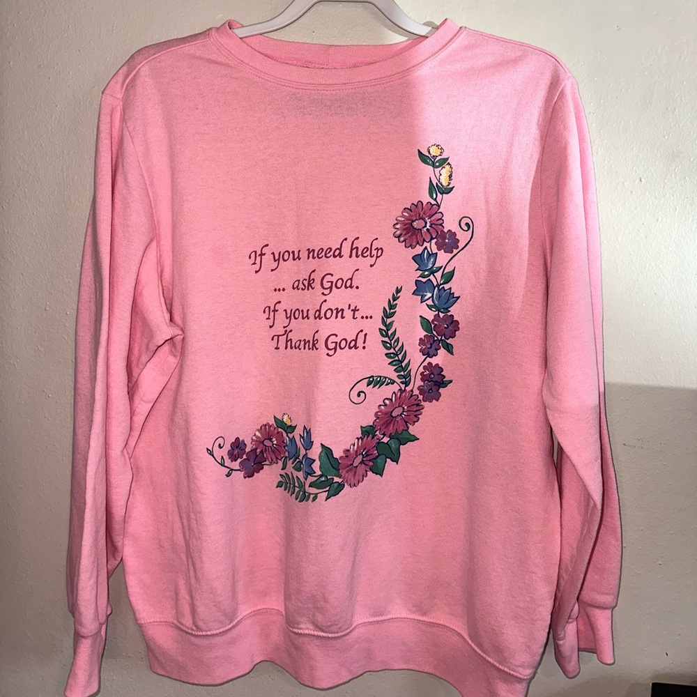 Blair Pink Floral Sweater